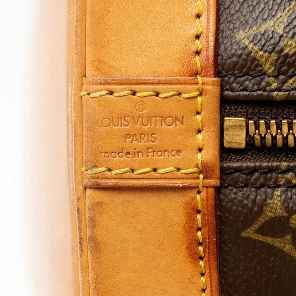 Louis Vuitton Vintage Monogram Canvas Alma PM Satchel